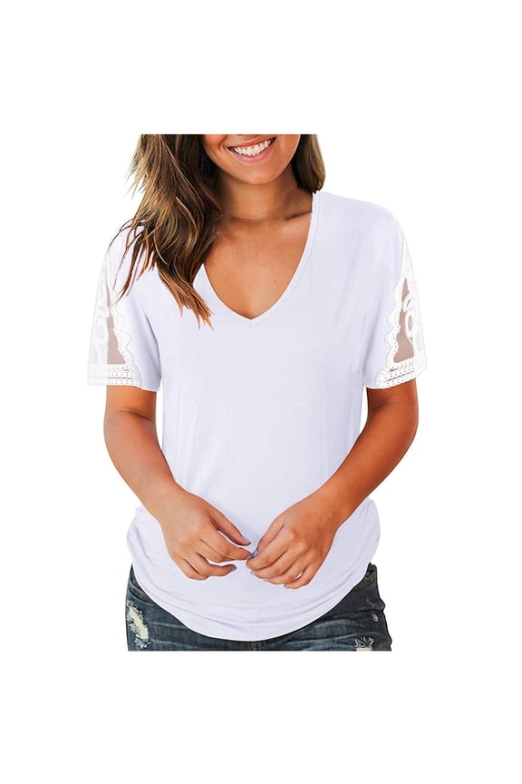 Women's Nautical Graphic Print Tee - Short Sleeve T-Shirt, Cute for Coastal & Casual Wear