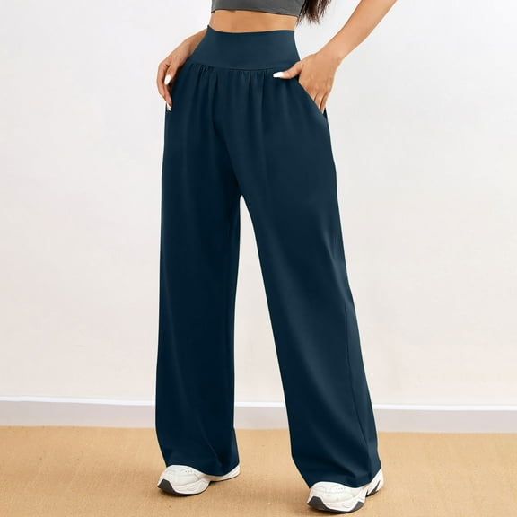 DailyTrove Women's Oversized Wide-Leg Pants - Relaxed Outings & Leisure Wear