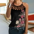 thumbnail image 1 of DailyTrove Women's Sequin Embellished Sleeveless Tank Top - Polyester Sparkly Party & Night Out Wear, Eye-Catching for Celebrations, 1 of 4