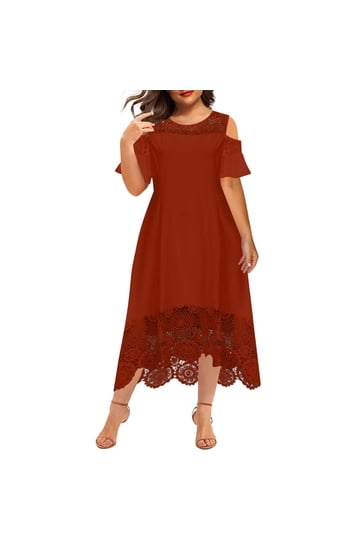Off The Shoulder Fit And Flare Dress
