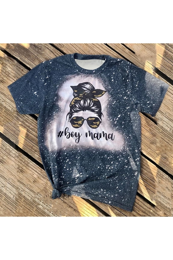 Women's Skull Print Crew Neck Short Sleeve T-Shirt - Multi-Color Options, Casual Daily & Festival Outerwear