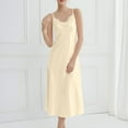 thumbnail image 1 of DailyTrove Women's Sleeveless Cami Nightgown - Solid Color Basic Style Luxurious Comfortable Sleep Wear, 1 of 1