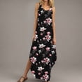 thumbnail image 1 of DailyTrove Women's Strappy Floral Print Maxi Dress, Romantic Outerwear for Summer Garden Parties Date Nights, 1 of 6