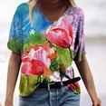 thumbnail image 1 of DailyTrove Women's Striped Boat Neck Blouse - 3/4 Sleeve Casual Top, Chic for Office & Outings, 1 of 6