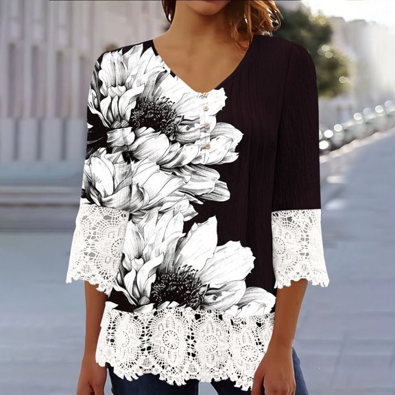 DailyTrove Women's Tie Dye Oversized Short Sleeve Tee - Loose Casual T-Shirt, Comfy for Lounge & Beach