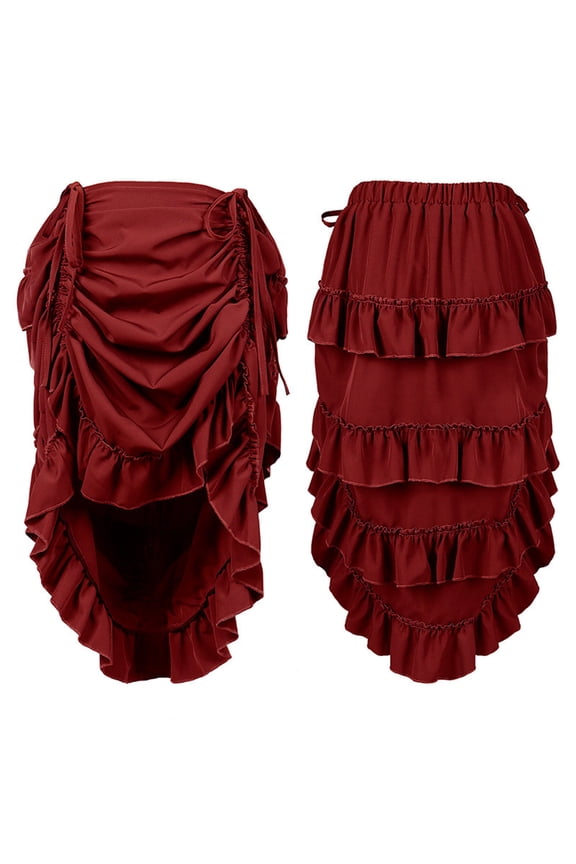 Women's Tulle-Laye Ball Gown Midi Skirt - Polyester Formal Party Bottom, Fluffy for Celebrations for women