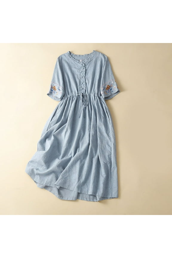 Women's V-Neck Flutter-Sleeve Dress-Midi Length-Chiffon-for Date Night/Cocktail Hour-Elegant Drape