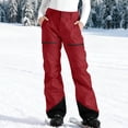 thumbnail image 1 of DailyTrove Women's Waterproof Insulated Snow Pants - Windproof Ski Pants for Winter Outdoor Sports, 1 of 6