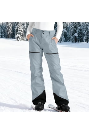 Women's Waterproof Insulated Snow Pants - Windproof Ski Pants for Winter Outdoor Sports