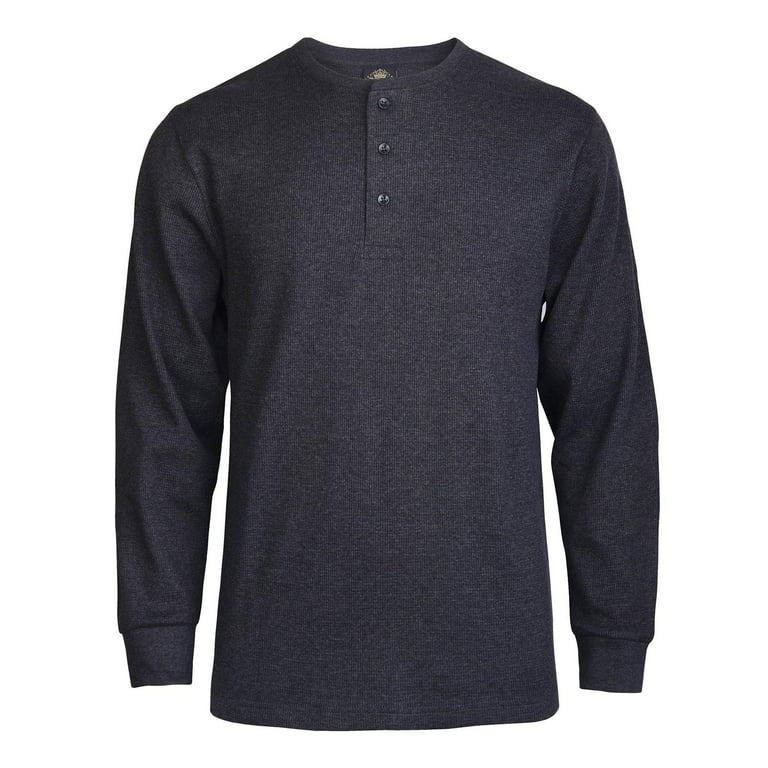 トップス Waffle henley neck long sleeve t-shirt Waffle T-Shirt | Henley Neck | Long Sleeve | UNIQLO US
