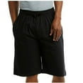 thumbnail image 1 of DailyWear Mens Knitted Pajama Sleep Pants Black Short, Small, 1 of 3