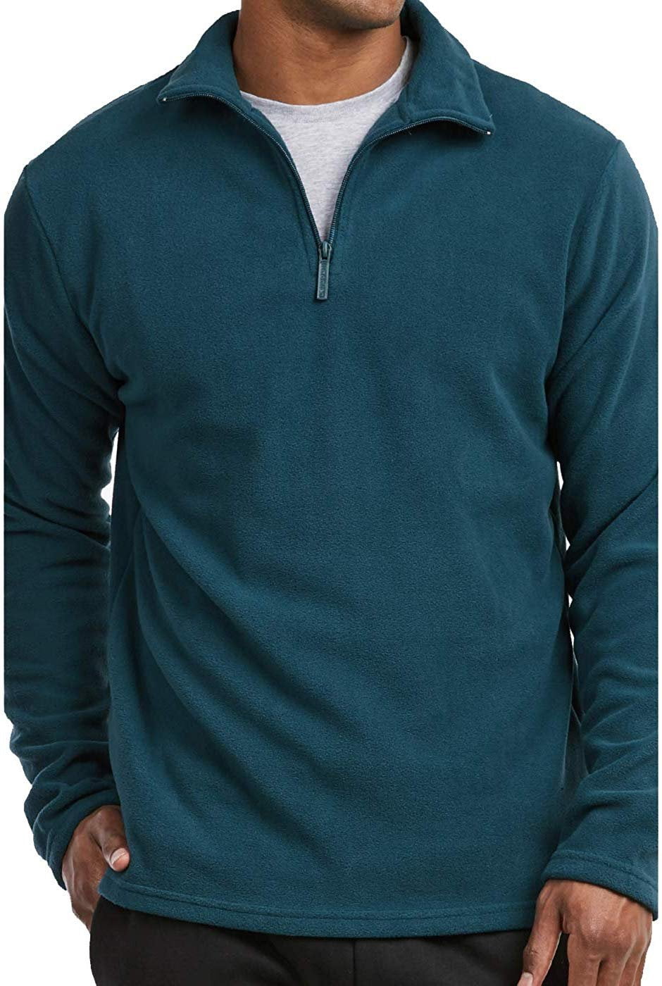 Pull cashmere col zippé torsade vert céladon sauge - AALLARD de Megève