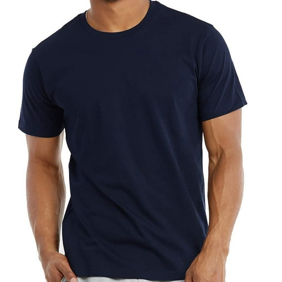 DailyWear Mens Short Sleeve Crew Neck Cotton T-Shirt 3 Pack