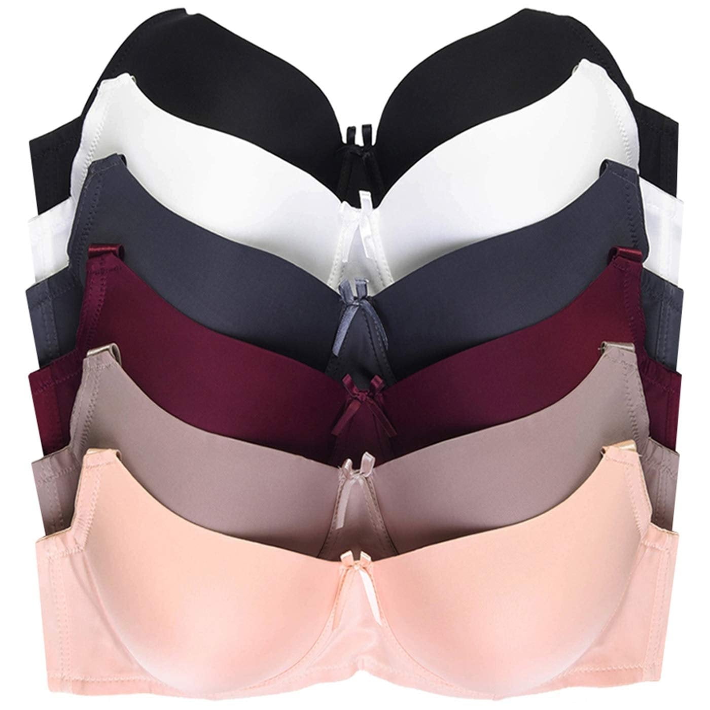 DailyWear Womens Everyday 6 Pack of Bras 38C, 4129P1