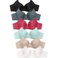 thumbnail image 1 of DailyWear Womens Everyday 6 Pack of Bras 4129P4, 40C, 1 of 4