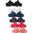 thumbnail image 1 of DailyWear Womens Everyday 6 Pack of Bras 4410P1, 36B, 1 of 7
