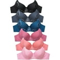 thumbnail image 1 of DailyWear Womens Everyday 6 Pack of Bras 4433PL, 34C, 1 of 1