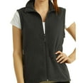 thumbnail image 1 of DailyWear Womens Full-Zip Plush Polar Fleece Vest Charcoal Grey, Medium, 1 of 4
