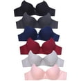 thumbnail image 1 of DailyWear Womens Plain Lace Bras Pack of 6 - Various Styles 4207P, 34C, 1 of 7