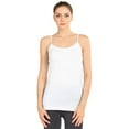 thumbnail image 1 of DailyWear Womens Seamless Nylon Camisole Tank Top Plus Size, White, 1 of 1