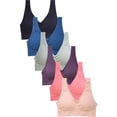 thumbnail image 1 of DailyWear Womens Sports Bra 6 Pack Various Style - One Size, Plus Size One Size, 0124SP8, 1 of 4