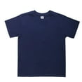 thumbnail image 1 of DailyWear Youth Boys Cotton Short Sleeve Round Neck Plain T Shirts(Navy, Small), 1 of 2