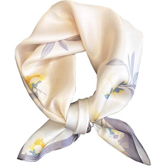 Dailyacc Hair Bandanas Scarf For Women Lightweight Fashion Neck Silk Satin Head Scarves For Sleeping Handbags Scarf