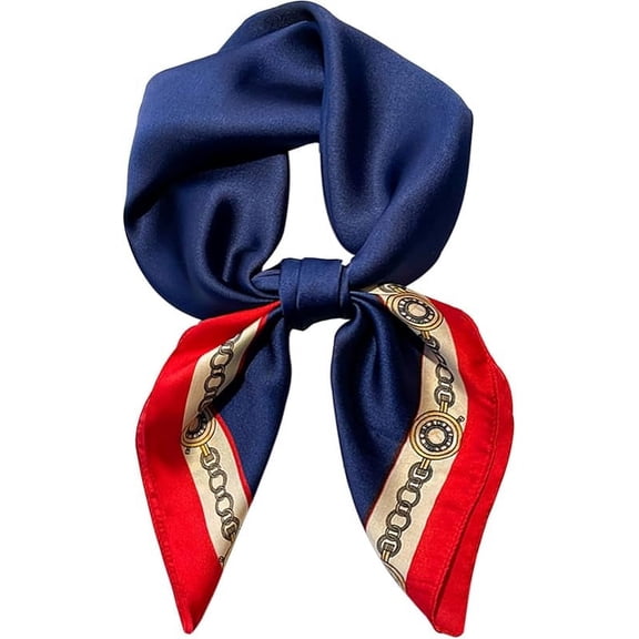 Dailyacc Hair Bandanas Scarf For Women Lightweight Fashion Neck Silk Satin Head Scarves For Sleeping Handbags Scarf