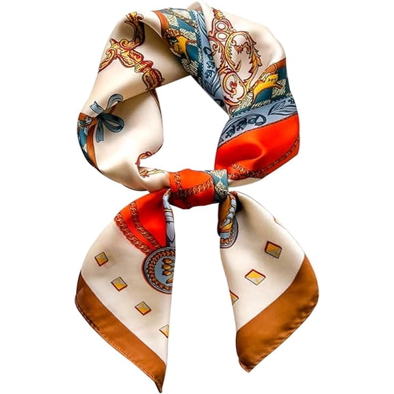 Dailyacc Hair Bandanas Scarf For Women Lightweight Fashion Neck Silk Satin Head Scarves For Sleeping Handbags Scarf