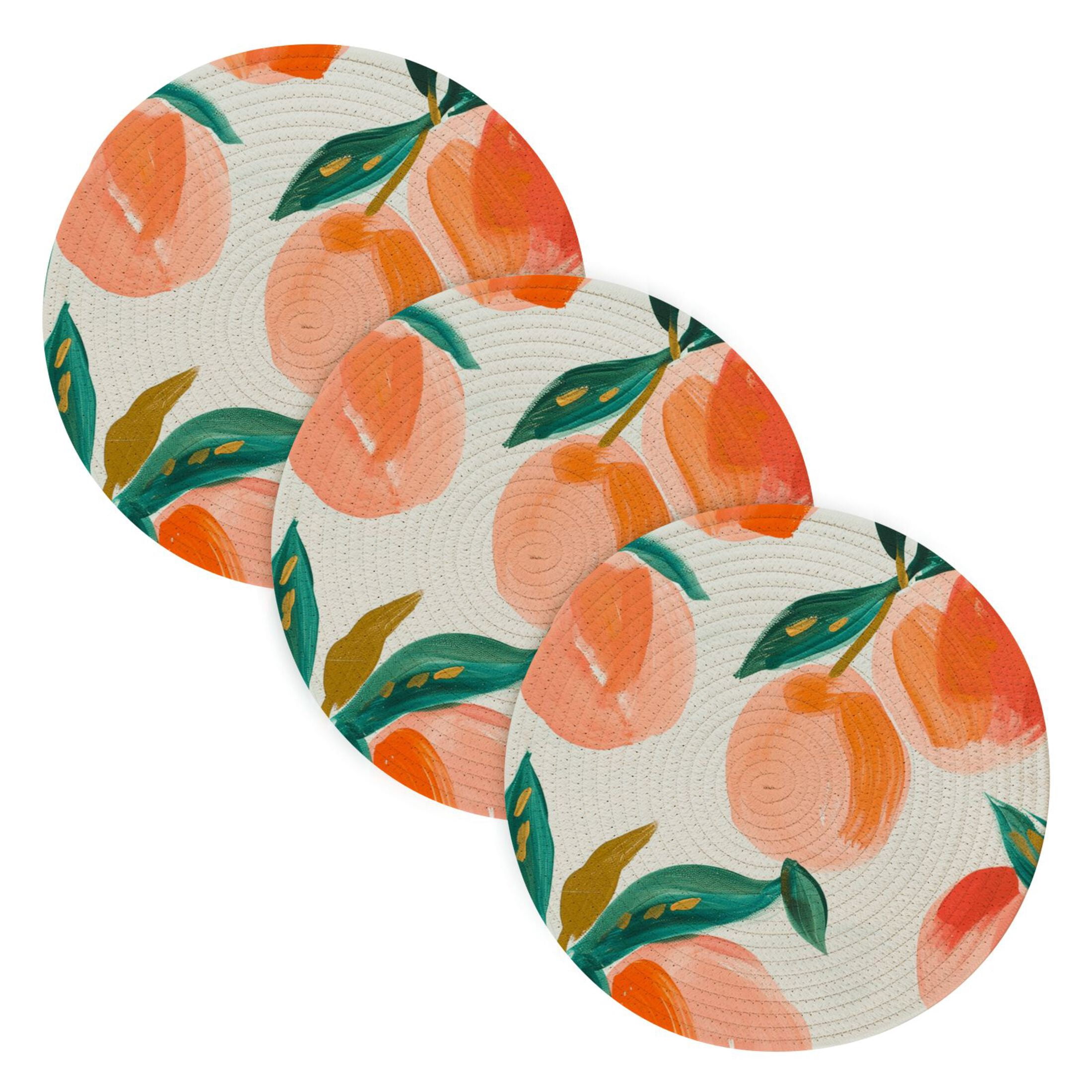 Dailycode 3 Pcs Trivets for Hot Dishes 15 Inch Round Hot Pots and Pans ...