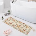 thumbnail image 1 of Dailycode Corgi and Red Flower Bathroom Rugs Non Slip Absorbent Soft Plush Quick Dry Bath Mat, 39"x20", 1 of 8