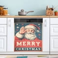thumbnail image 1 of Dailycode Dishwasher Magnet Cover Magnetic Fridge Door Cover Home Kitchen Decor, Classic Santa Claus and Stars, 23"x 26", 1 of 6