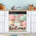 thumbnail image 1 of Dailycode Dishwasher Magnet Cover Magnetic Fridge Door Cover Home Kitchen Decor, Gnome and Ice Cream, 23"x 26", 1 of 6