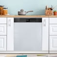 thumbnail image 1 of Dailycode Dishwasher Magnet Cover Magnetic Fridge Door Cover Home Kitchen Decor, Light Grey, 23"x 26", 1 of 6