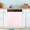 thumbnail image 1 of Dailycode Dishwasher Magnet Cover Magnetic Fridge Door Cover Home Kitchen Decor, Light Pink, 23"x 26", 1 of 6