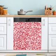thumbnail image 1 of Dailycode Dishwasher Magnet Cover Magnetic Fridge Door Cover Home Kitchen Decor, Many Red Heart, 23"x 26", 1 of 6