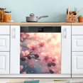 thumbnail image 1 of Dailycode Dishwasher Magnet Cover Magnetic Fridge Door Cover Home Kitchen Decor, Pink Peach Blossoms, 23"x 26", 1 of 6