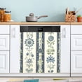 thumbnail image 1 of Dailycode Dishwasher Magnet Cover Magnetic Fridge Door Cover Home Kitchen Decor, Traditional Striped with Flower Motifs, 23"x 26", 1 of 6