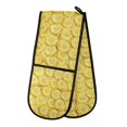 thumbnail image 1 of Dailycode Double Sided Oven Mitt with Loop Heat Resistant Kitchen Long Potholders 7" x 35" Banana Slices, 1 of 6