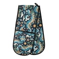 thumbnail image 1 of Dailycode Double Sided Oven Mitt with Loop Heat Resistant Kitchen Long Potholders 7" x 35" Beach Ocean Sun Cloud, 1 of 6