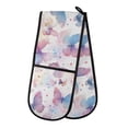 thumbnail image 1 of Dailycode Double Sided Oven Mitt with Loop Heat Resistant Kitchen Long Potholders 7" x 35" Beautiful Dreamy Butterflies, 1 of 6