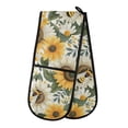 thumbnail image 1 of Dailycode Double Sided Oven Mitt with Loop Heat Resistant Kitchen Long Potholders 7" x 35" Bee and Sunflowers, 1 of 6