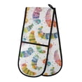 thumbnail image 1 of Dailycode Double Sided Oven Mitt with Loop Heat Resistant Kitchen Long Potholders 7" x 35" Cartoon Colorful Caterpillar, 1 of 6