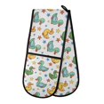 thumbnail image 1 of Dailycode Double Sided Oven Mitt with Loop Heat Resistant Kitchen Long Potholders 7" x 35" Cartoon Duck and Star, 1 of 6