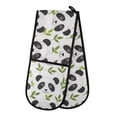 thumbnail image 1 of Dailycode Double Sided Oven Mitt with Loop Heat Resistant Kitchen Long Potholders 7" x 35" Cartoon Panda Face and Leaf, 1 of 6