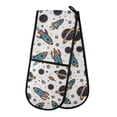 thumbnail image 1 of Dailycode Double Sided Oven Mitt with Loop Heat Resistant Kitchen Long Potholders 7" x 35" Cartoon Space Rockets and Planets, 1 of 6
