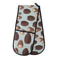 thumbnail image 1 of Dailycode Double Sided Oven Mitt with Loop Heat Resistant Kitchen Long Potholders 7" x 35" Cartoon Thin Hamster, 1 of 6