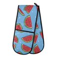 thumbnail image 1 of Dailycode Double Sided Oven Mitt with Loop Heat Resistant Kitchen Long Potholders 7" x 35" Cartoon Watermelon Slice, 1 of 6