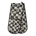 thumbnail image 1 of Dailycode Double Sided Oven Mitt with Loop Heat Resistant Kitchen Long Potholders 7" x 35" Chess Board and Pieces, 1 of 6