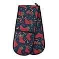 thumbnail image 1 of Dailycode Double Sided Oven Mitt with Loop Heat Resistant Kitchen Long Potholders 7" x 35" Christmas Stockings with Candy Cane, 1 of 6